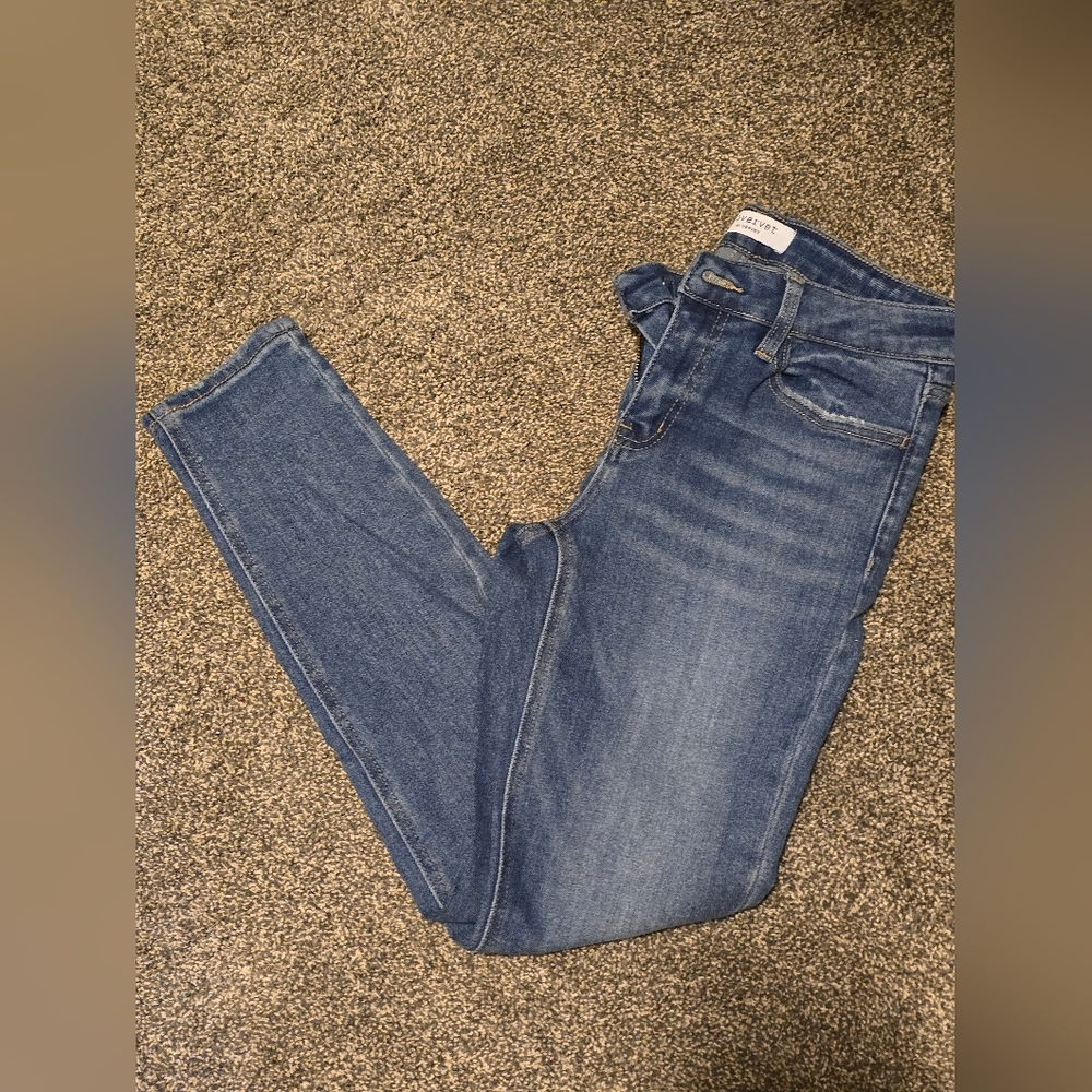 Lovervet Women's Skinny Blue Jeana